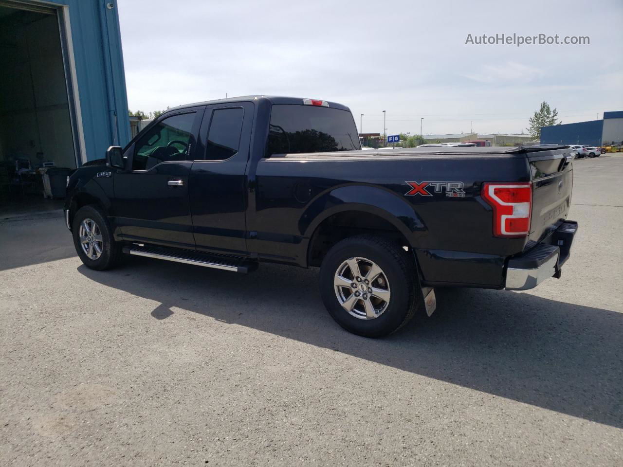 2018 Ford F150 Super Cab Black vin: 1FTEX1EP7JKE98877