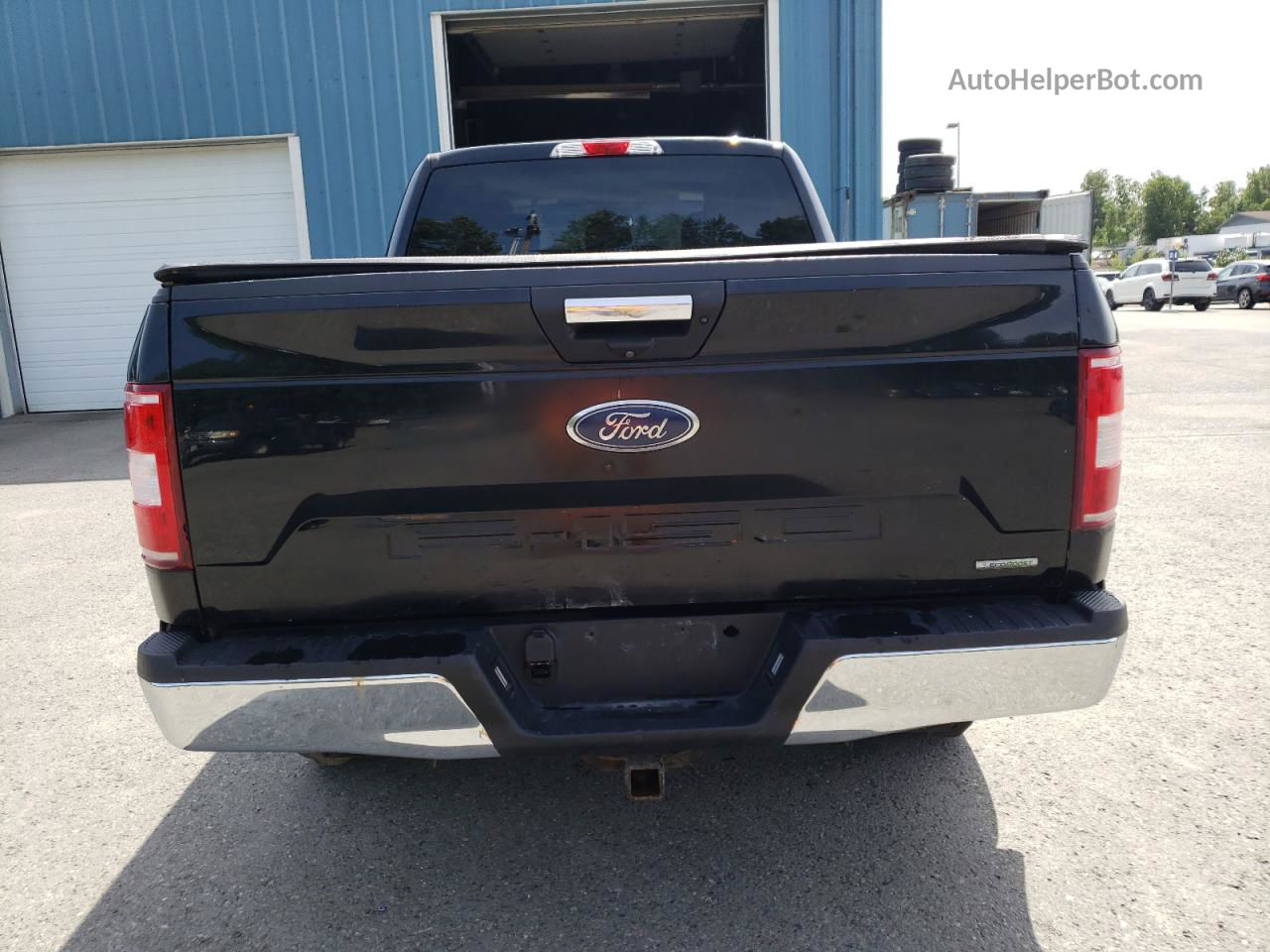 2018 Ford F150 Super Cab Black vin: 1FTEX1EP7JKE98877