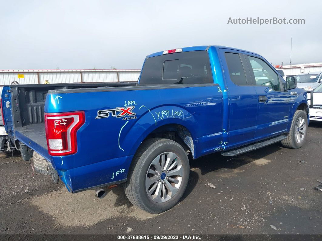 2017 Ford F-150 Xl/xlt/lariat Синий vin: 1FTEX1EP8HKD60436