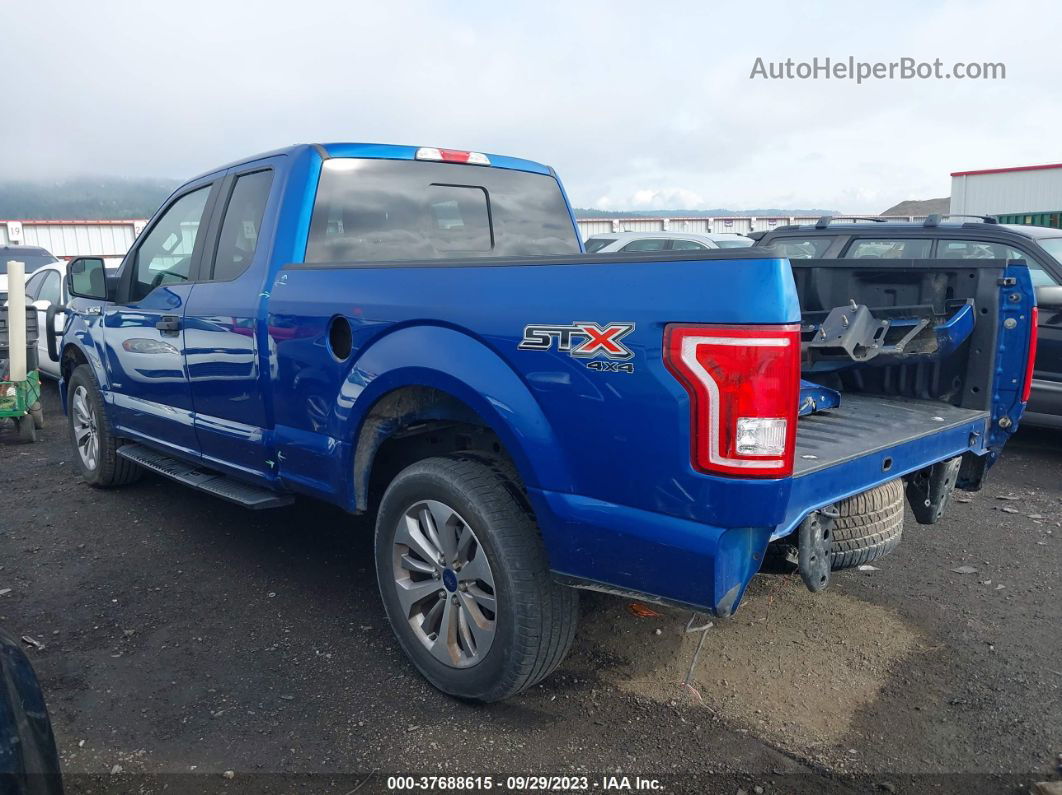 2017 Ford F-150 Xl/xlt/lariat Blue vin: 1FTEX1EP8HKD60436