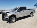 2019 Ford F150 Super Cab Silver vin: 1FTEX1EP8KFA54952