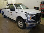 2019 Ford F150 Super Cab White vin: 1FTEX1EP9KKC17003