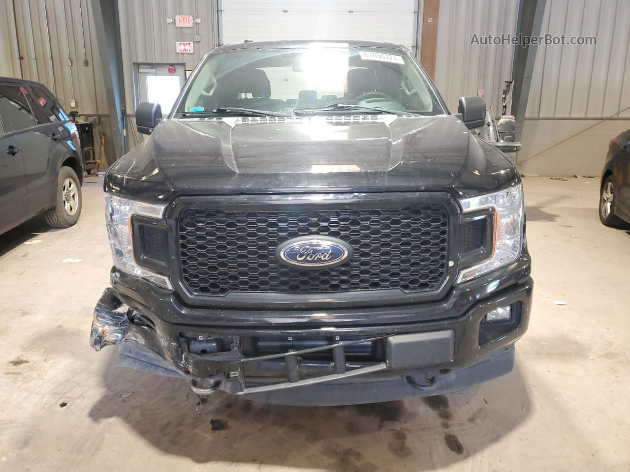 2018 Ford F150 Super Cab Black vin: 1FTEX1EPXJFD32605