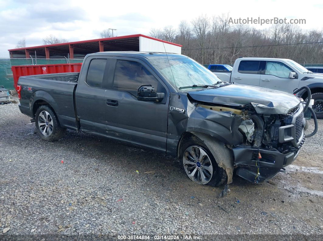 2019 Ford F-150 Xl Gray vin: 1FTEX1EPXKKC19665