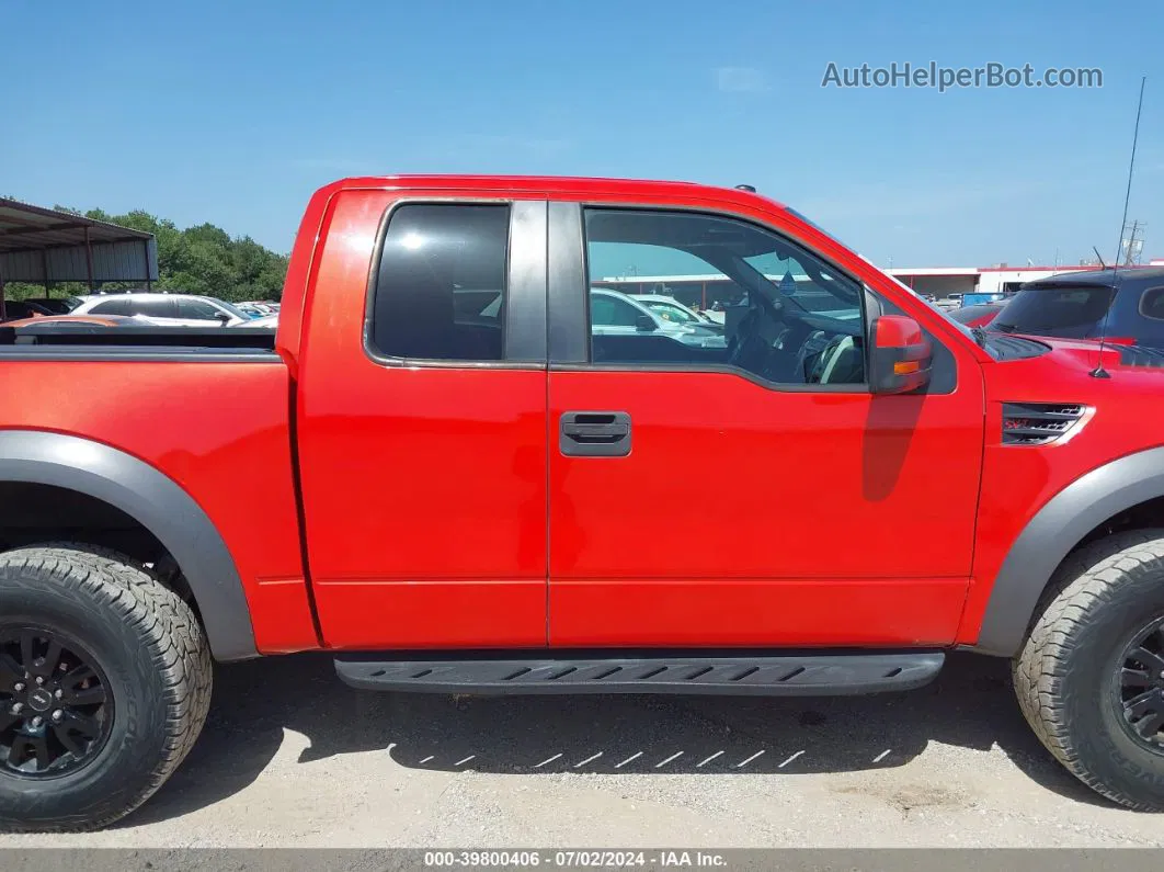 2010 Ford F-150 Svt Raptor Red vin: 1FTEX1EV4AFB06610