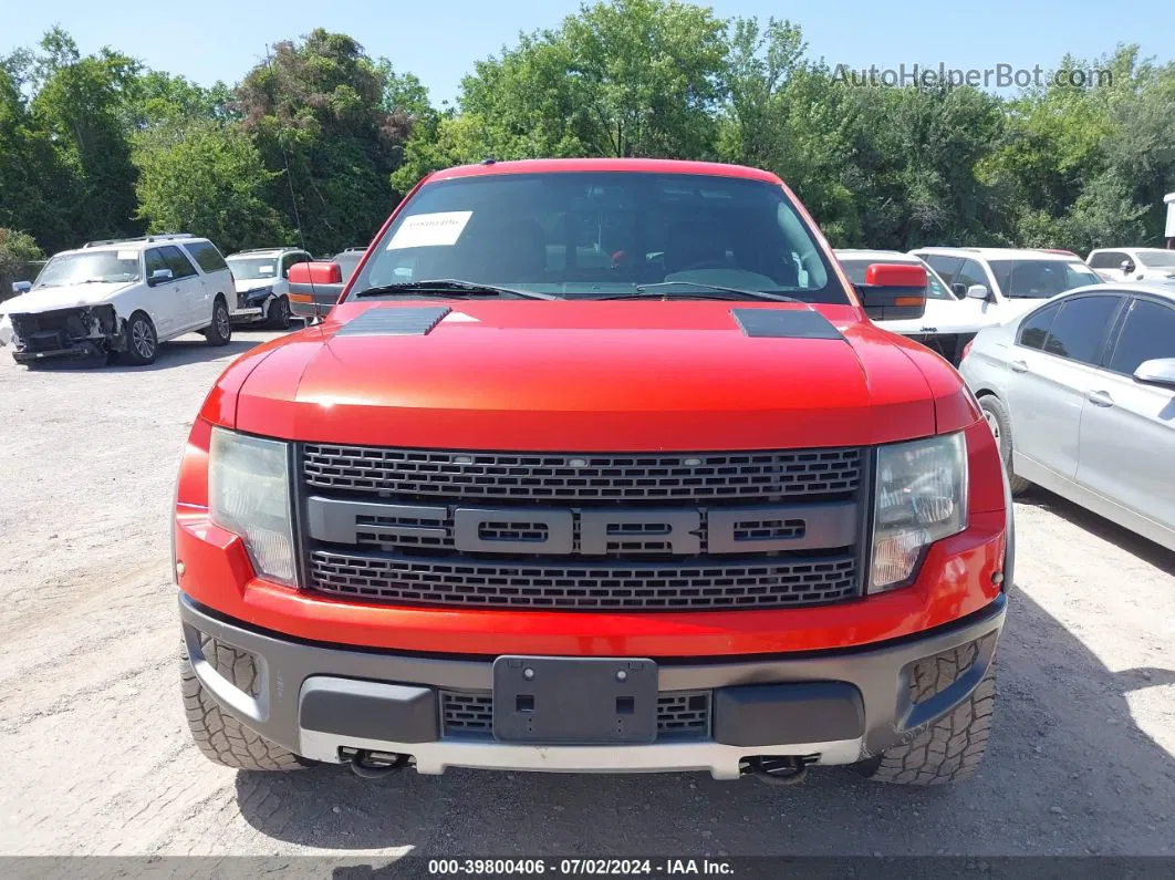 2010 Ford F-150 Svt Raptor Red vin: 1FTEX1EV4AFB06610