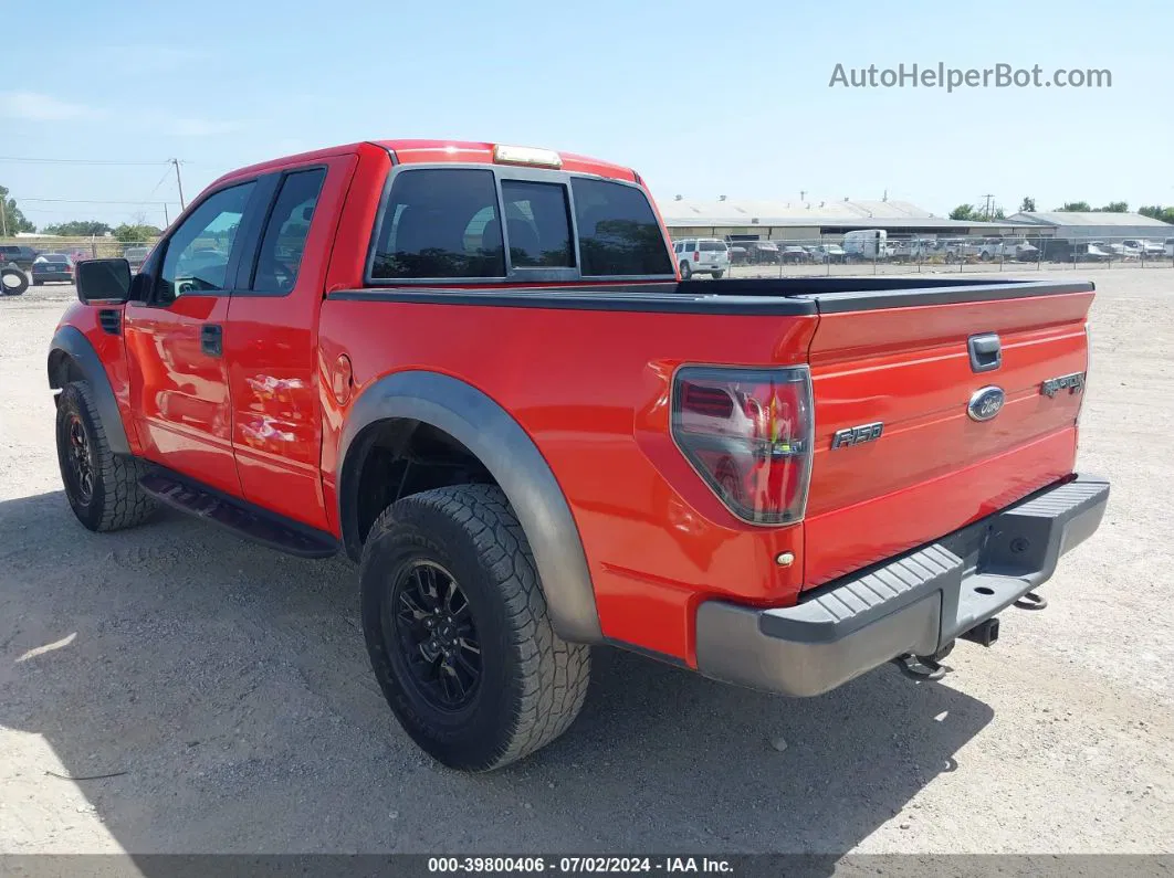 2010 Ford F-150 Svt Raptor Red vin: 1FTEX1EV4AFB06610