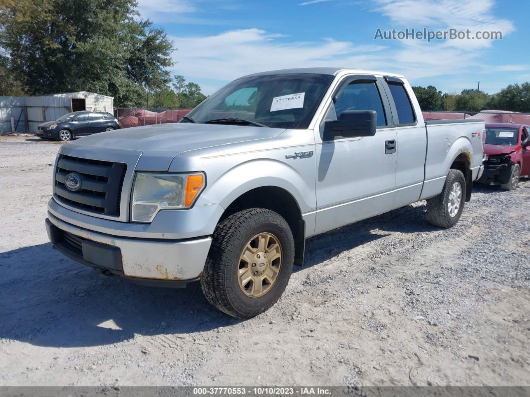 2010 Ford F-150 Xl/stx Silver vin: 1FTEX1EW5AFA70869