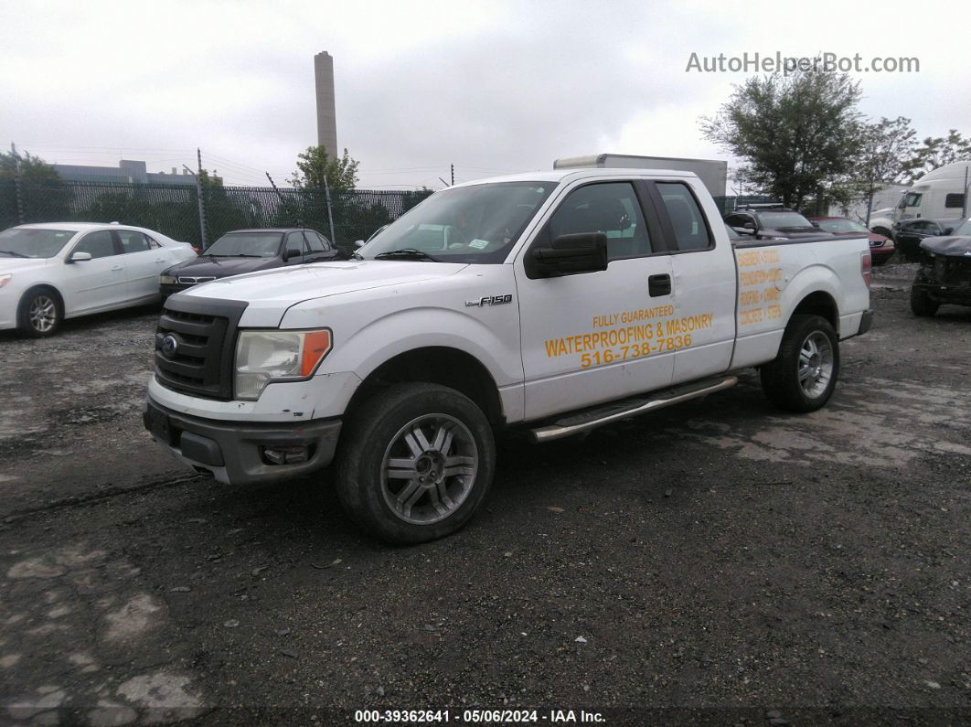 2010 Ford F-150 Stx/xl White vin: 1FTEX1EW5AFC14131