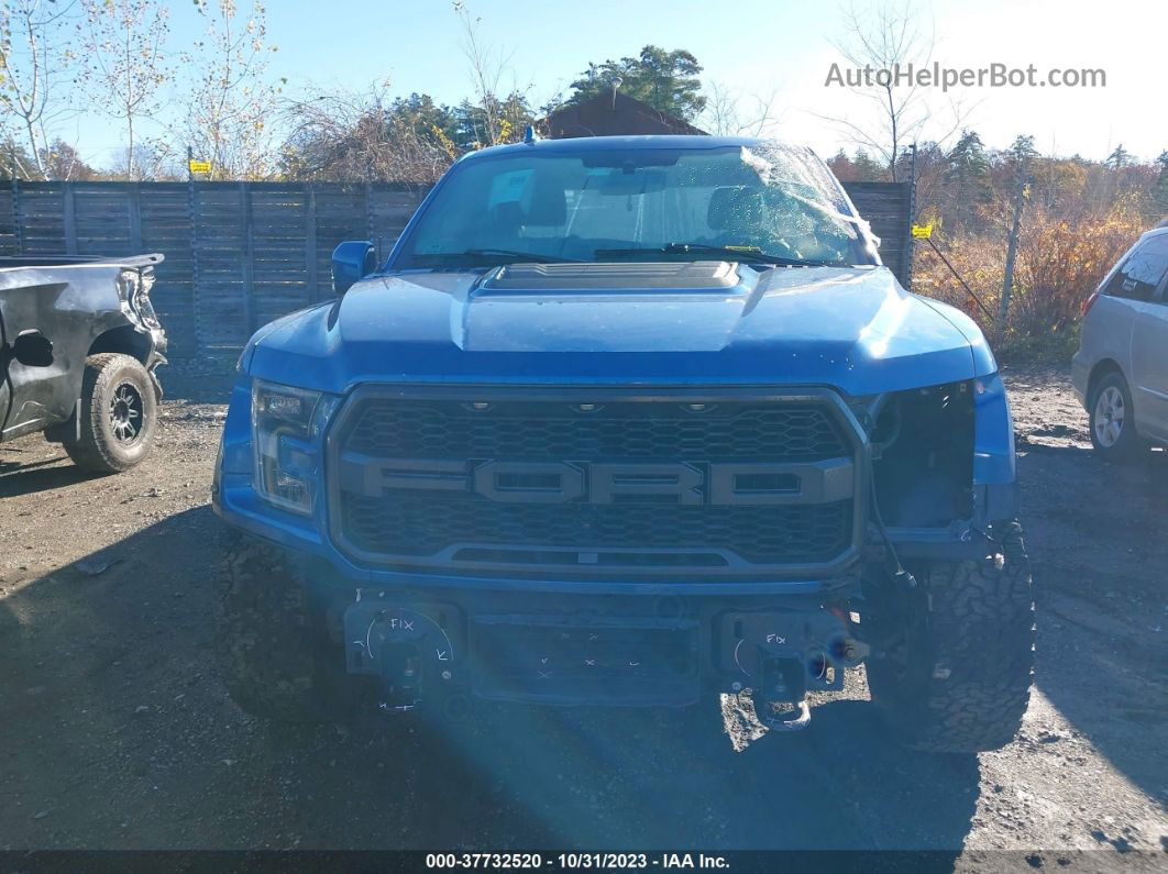 2019 Ford F-150 Raptor Blue vin: 1FTEX1RGXKFA99725