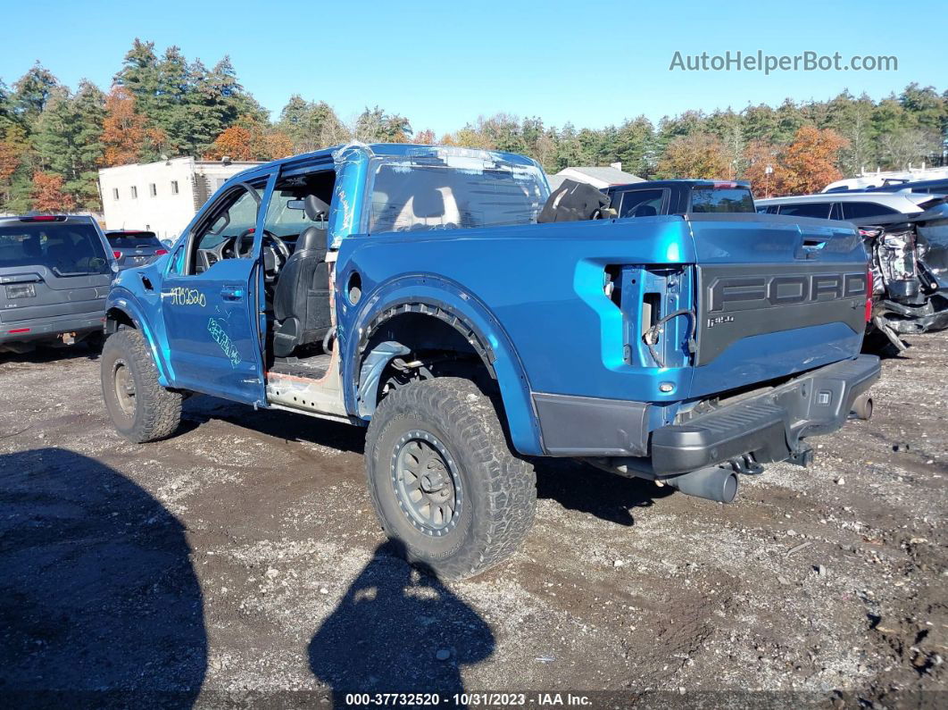 2019 Ford F-150 Raptor Blue vin: 1FTEX1RGXKFA99725