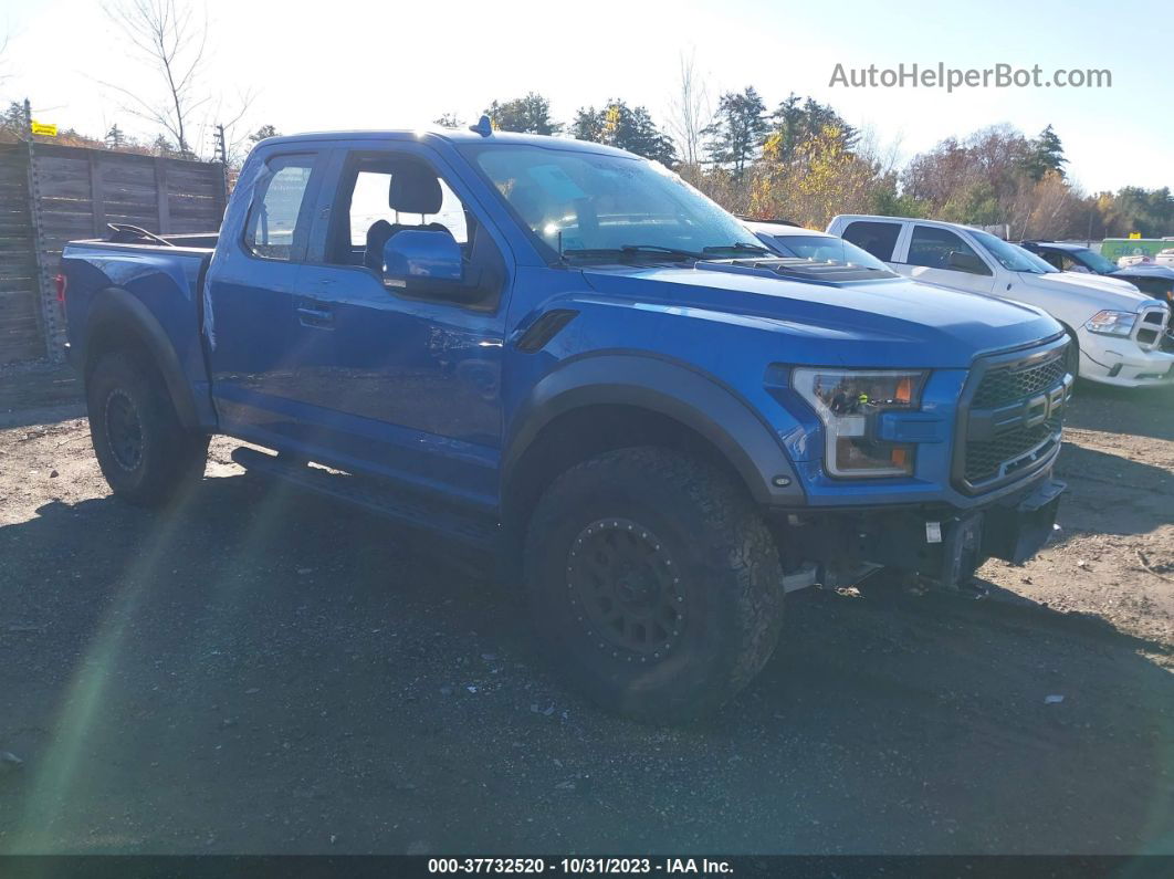 2019 Ford F-150 Raptor Blue vin: 1FTEX1RGXKFA99725