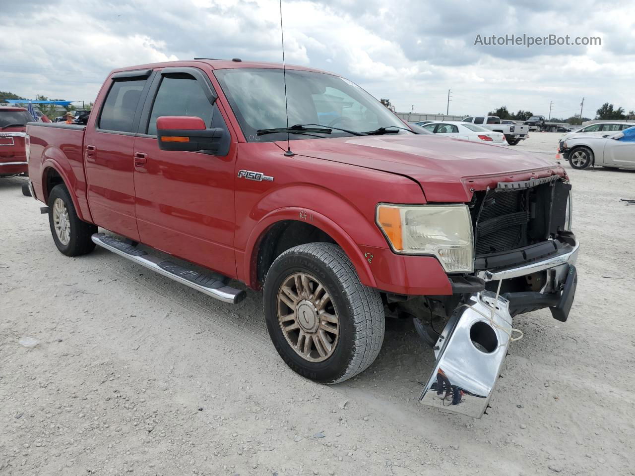 2011 Ford F150 Supercrew Красный vin: 1FTFW1CF0BFA34406