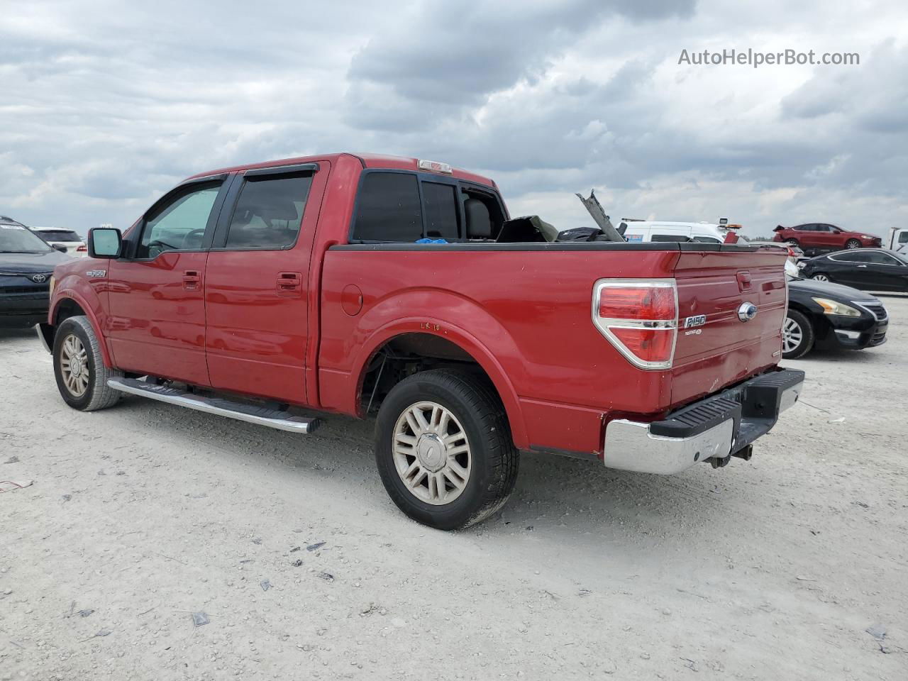 2011 Ford F150 Supercrew Red vin: 1FTFW1CF0BFA34406