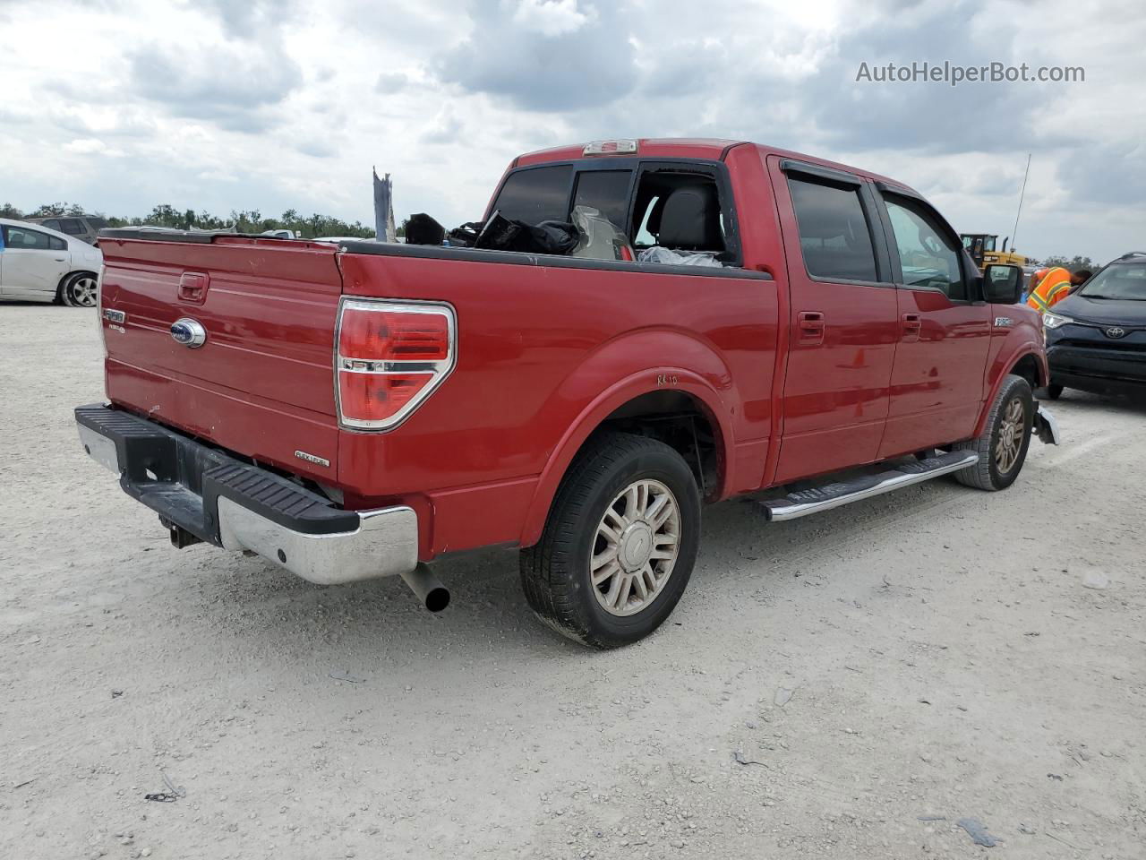 2011 Ford F150 Supercrew Красный vin: 1FTFW1CF0BFA34406