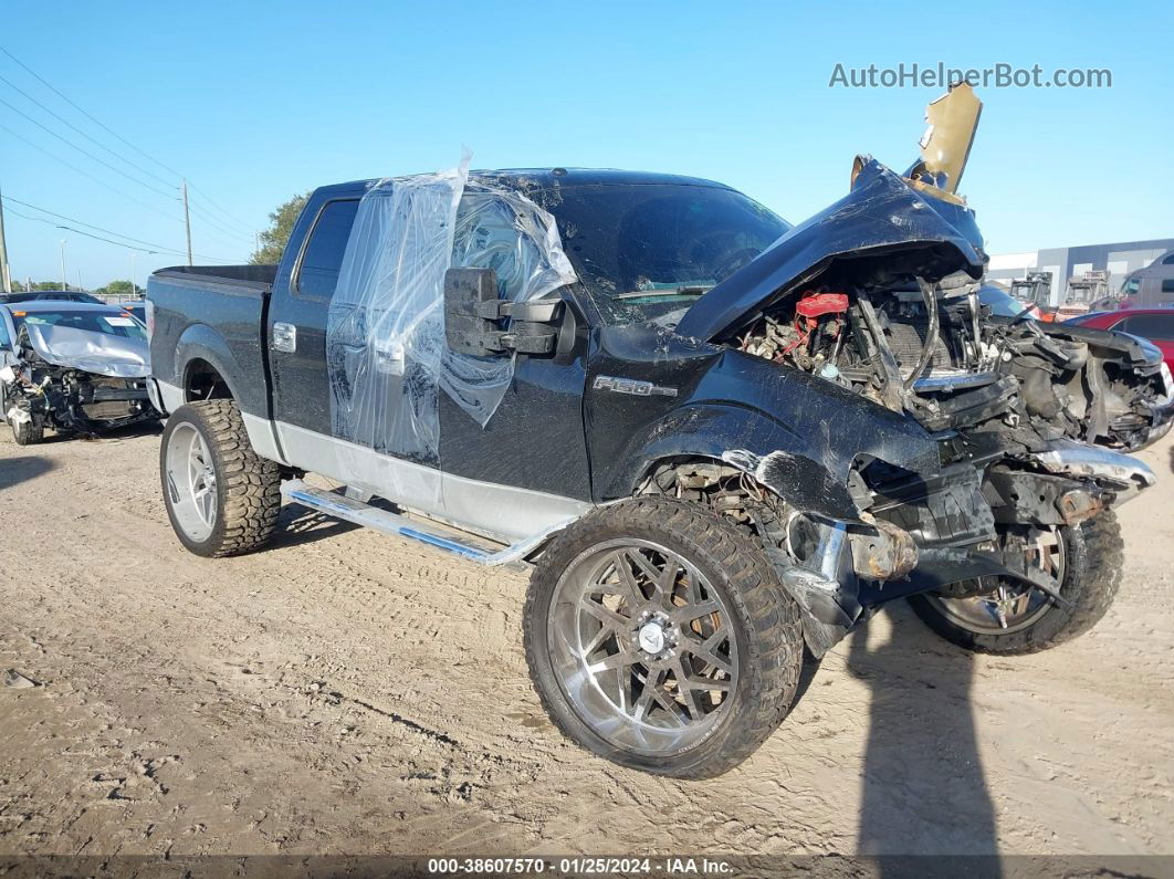 2014 Ford F-150 Xlt Black vin: 1FTFW1CF0EFA59391