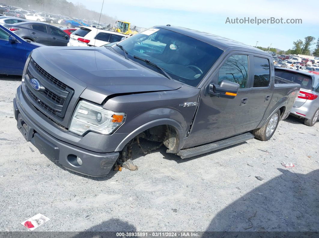 2014 Ford F-150 Fx2 Gray vin: 1FTFW1CF0EFC62829