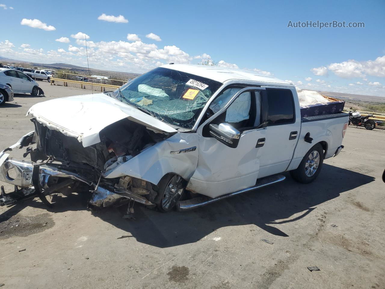 2011 Ford F150 Supercrew White vin: 1FTFW1CF1BFB42243