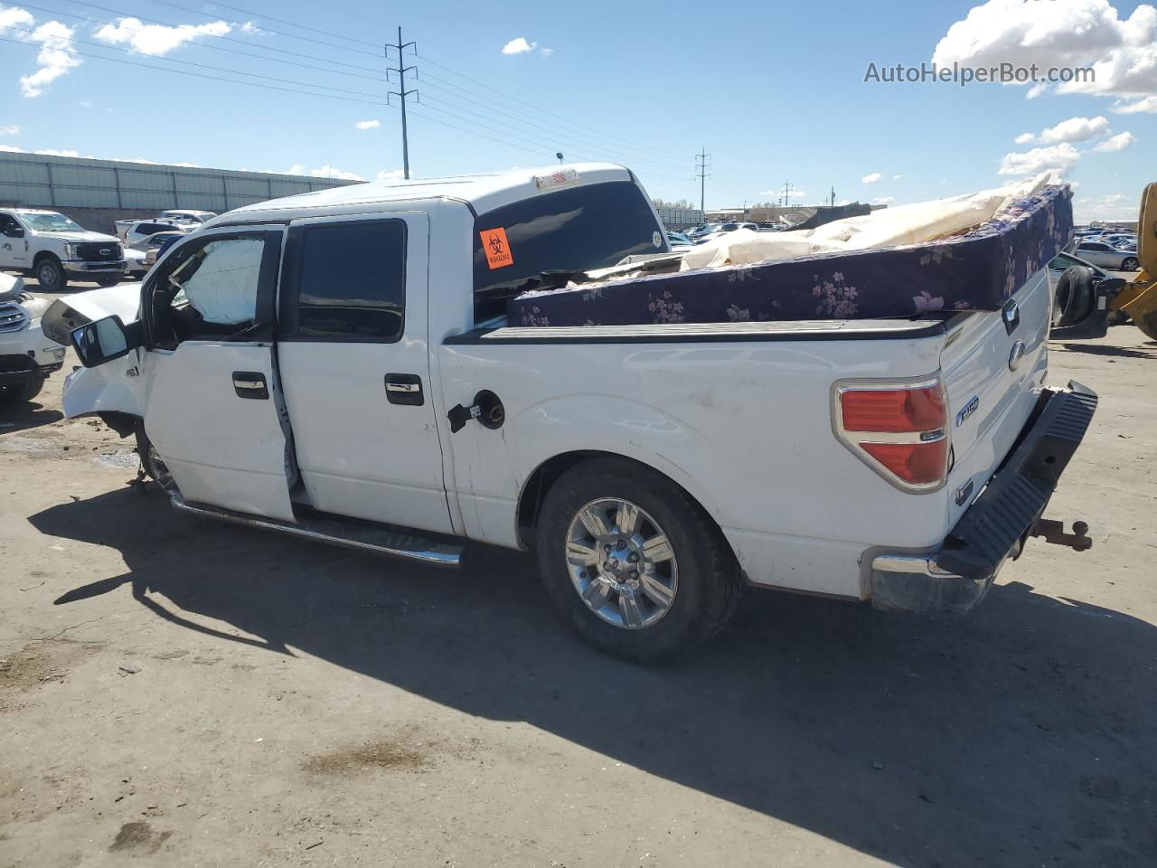 2011 Ford F150 Supercrew White vin: 1FTFW1CF1BFB42243