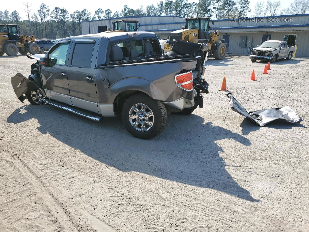 2011 Ford F150 Supercrew Gray vin: 1FTFW1CF1BFC84432