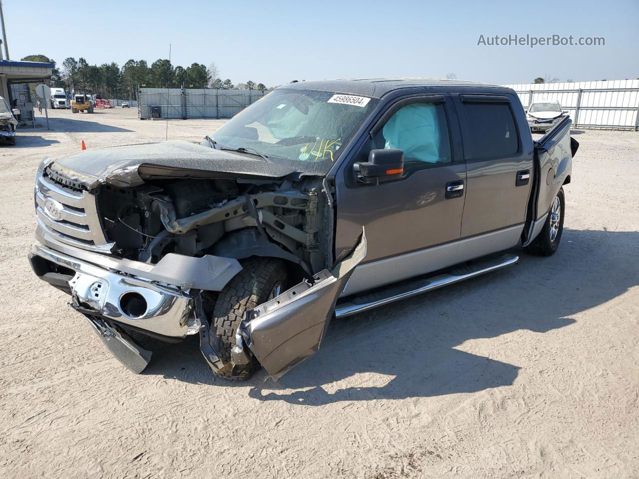 2011 Ford F150 Supercrew Gray vin: 1FTFW1CF1BFC84432