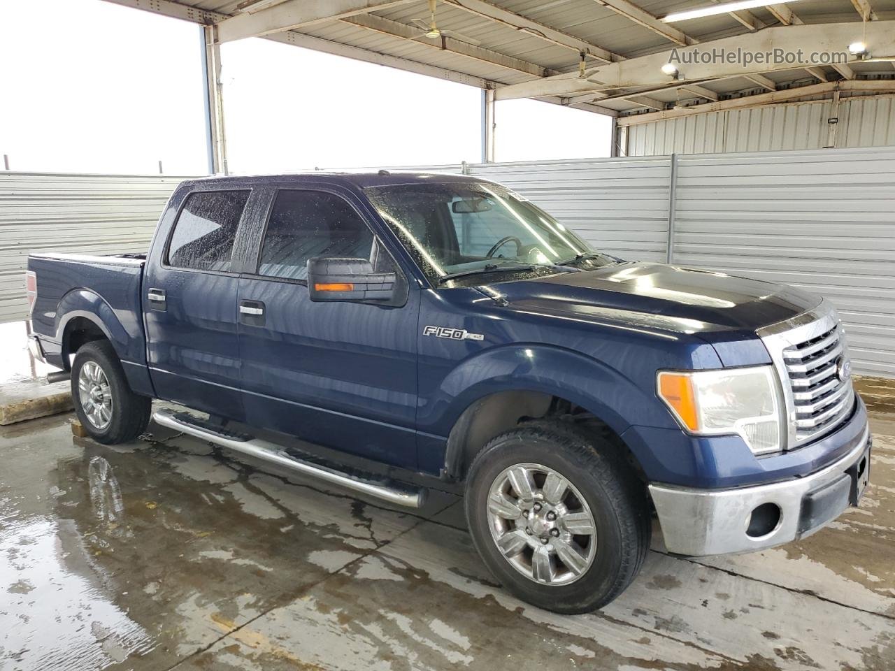 2011 Ford F150 Supercrew Blue vin: 1FTFW1CF2BFD26851