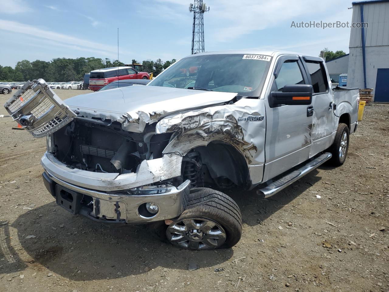 2014 Ford F150 Supercrew Silver vin: 1FTFW1CF2EFC87117