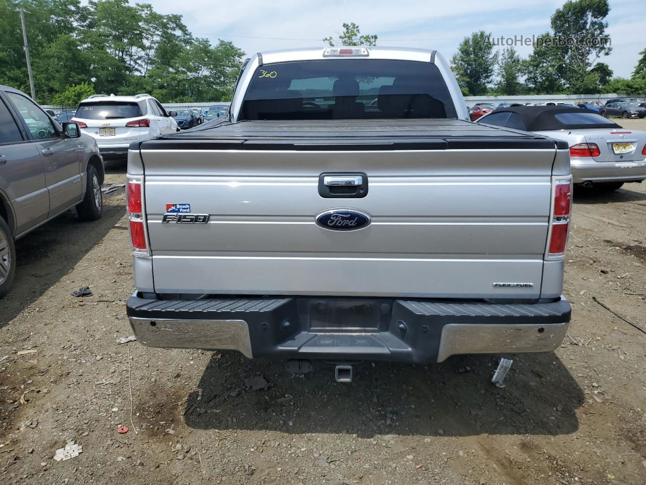 2014 Ford F150 Supercrew Silver vin: 1FTFW1CF2EFC87117