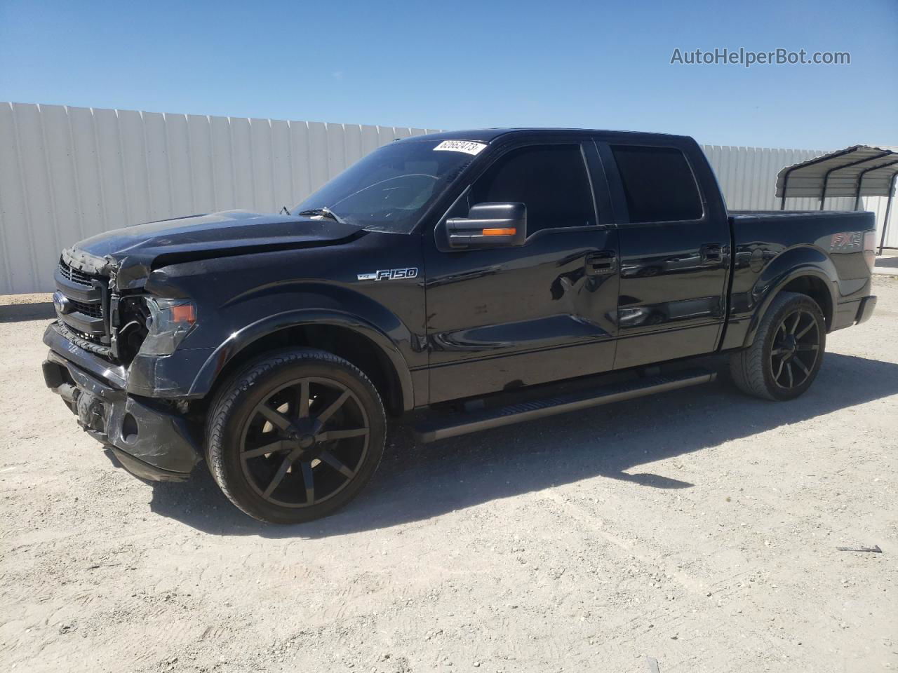 2014 Ford F150 Supercrew Black vin: 1FTFW1CF2EKE79841