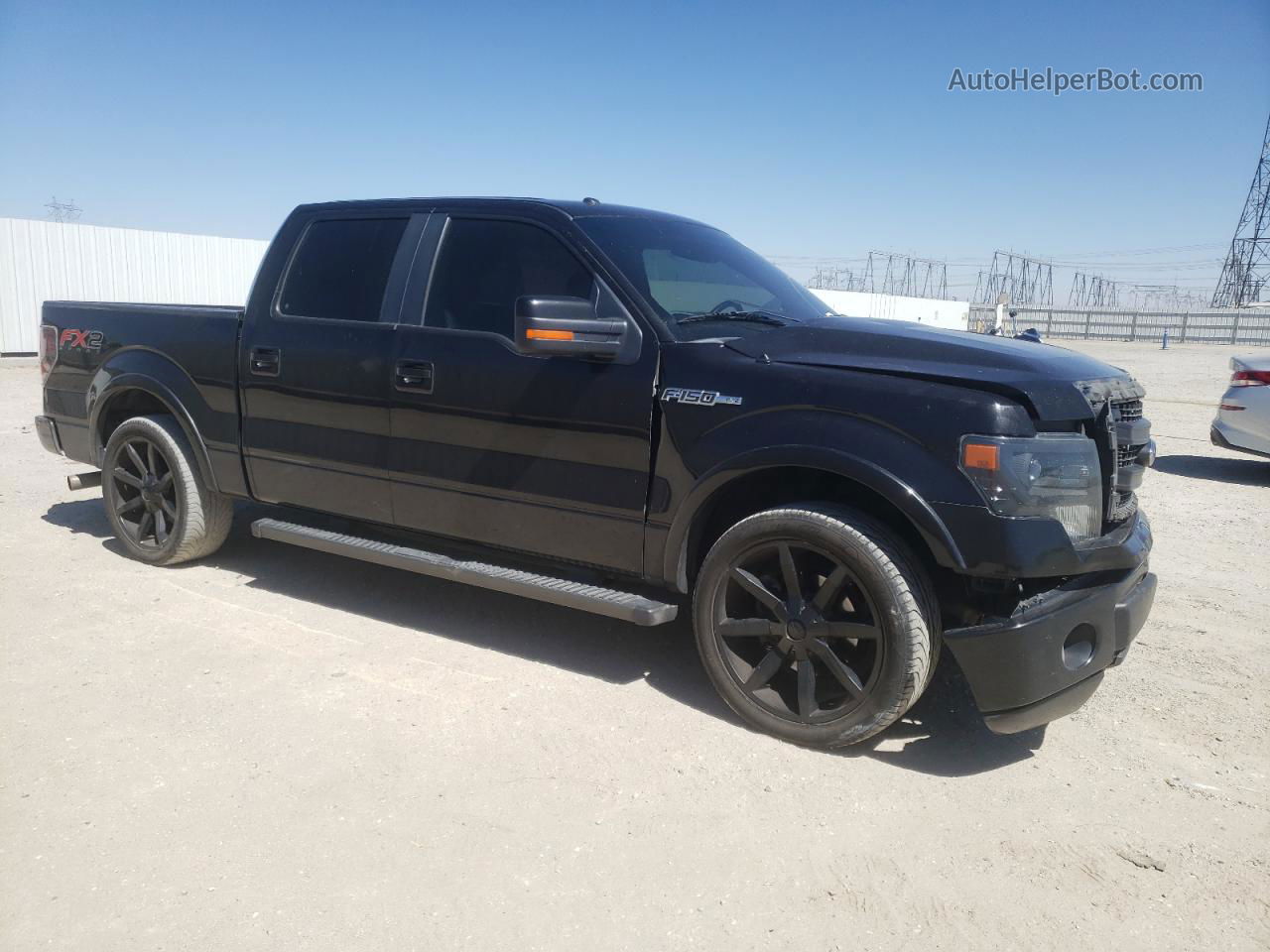 2014 Ford F150 Supercrew Black vin: 1FTFW1CF2EKE79841