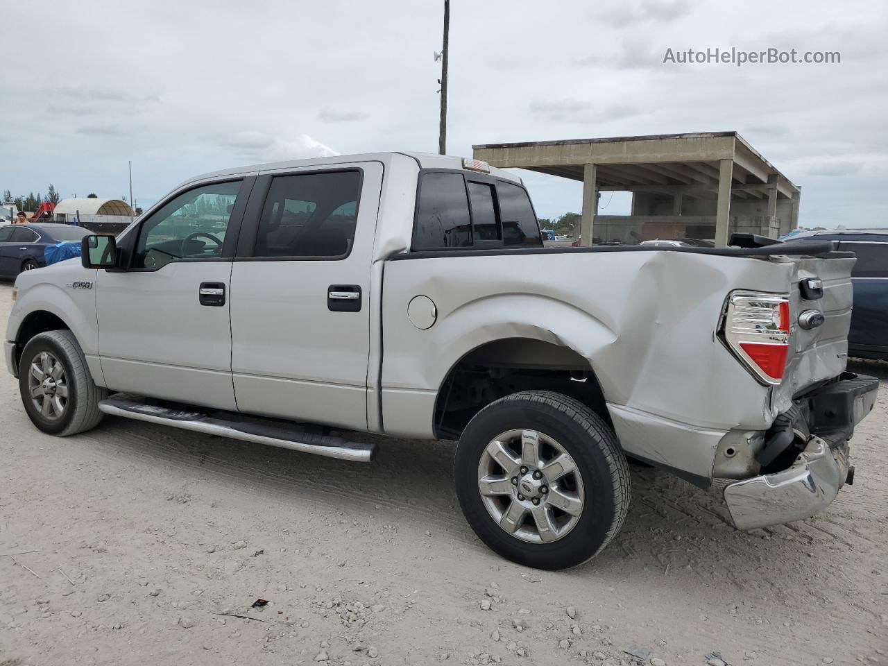 2014 Ford F150 Supercrew Серебряный vin: 1FTFW1CF2EKF69751