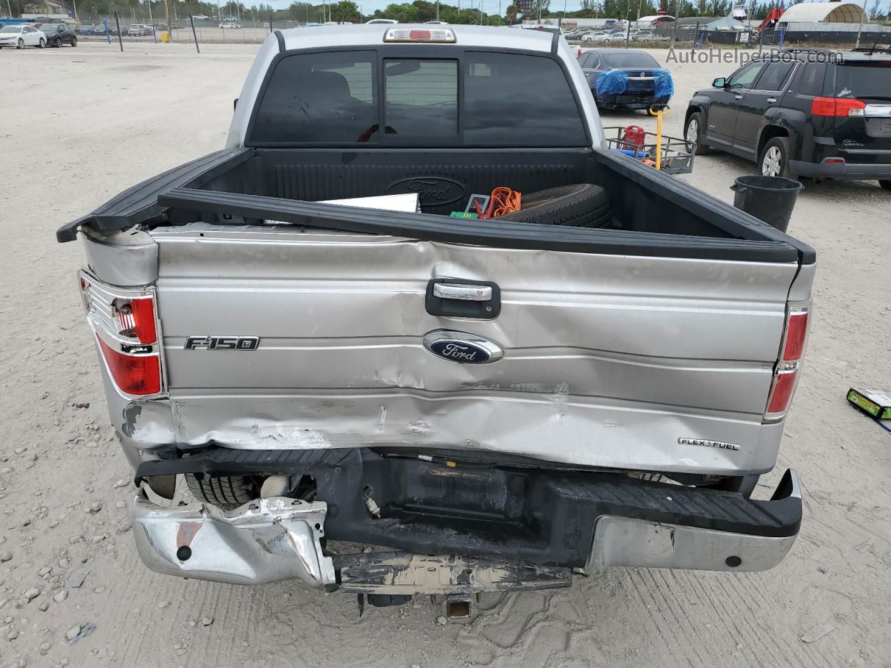 2014 Ford F150 Supercrew Серебряный vin: 1FTFW1CF2EKF69751