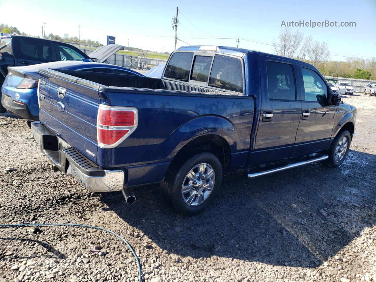 2011 Ford F150 Supercrew Blue vin: 1FTFW1CF3BFA32018