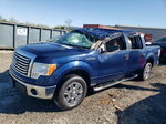 2011 Ford F150 Supercrew Blue vin: 1FTFW1CF3BFA32018