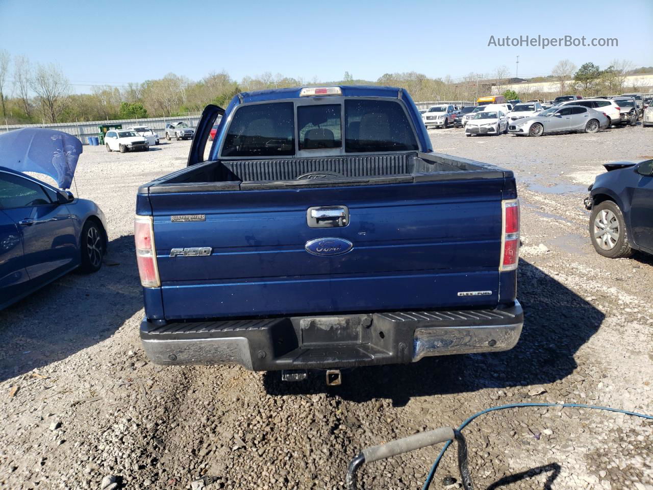 2011 Ford F150 Supercrew Blue vin: 1FTFW1CF3BFA32018