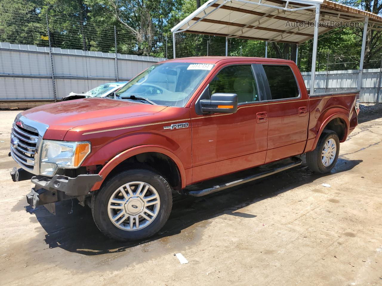 2014 Ford F150 Supercrew Burgundy vin: 1FTFW1CF3EKD01551