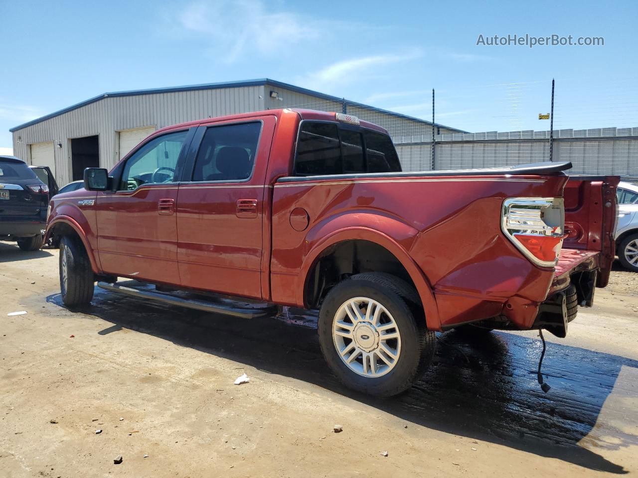 2014 Ford F150 Supercrew Burgundy vin: 1FTFW1CF3EKD01551