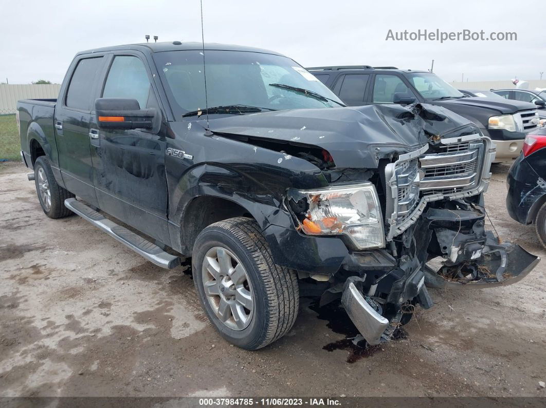 2014 Ford F-150 Xlt Black vin: 1FTFW1CF3EKF90561