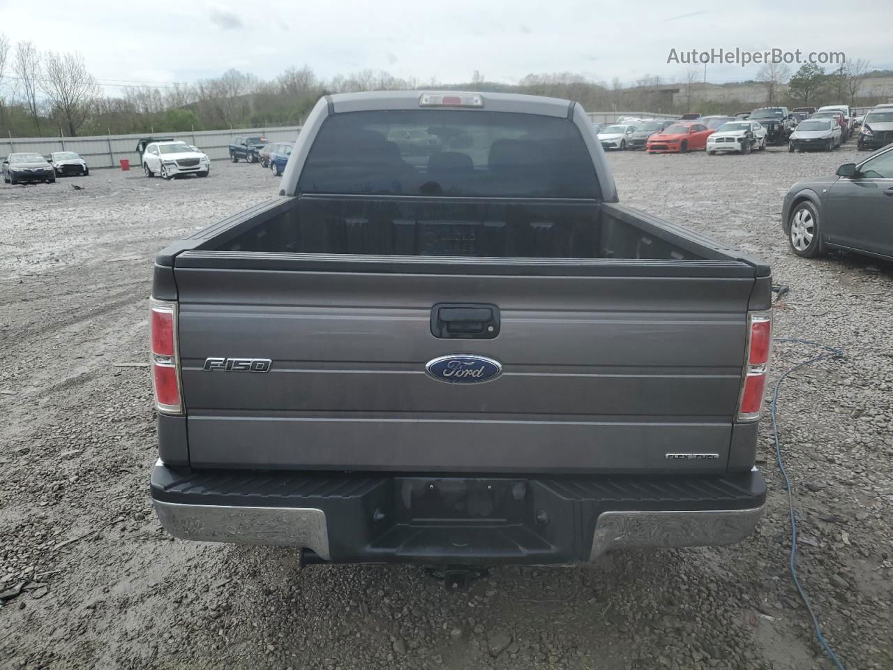 2011 Ford F150 Supercrew Gray vin: 1FTFW1CF4BKD22503