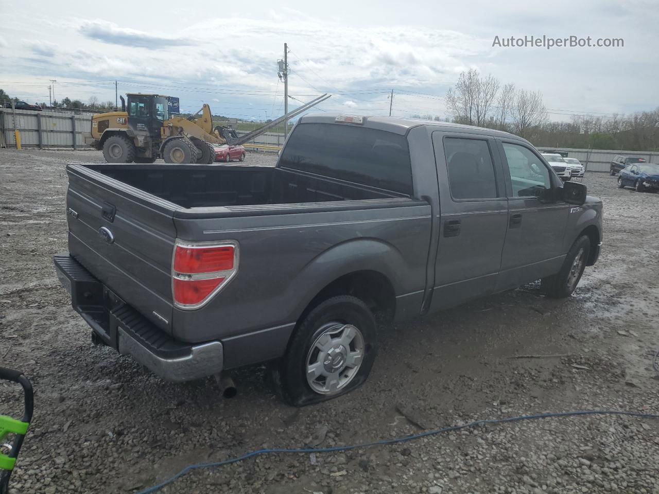 2011 Ford F150 Supercrew Gray vin: 1FTFW1CF4BKD22503