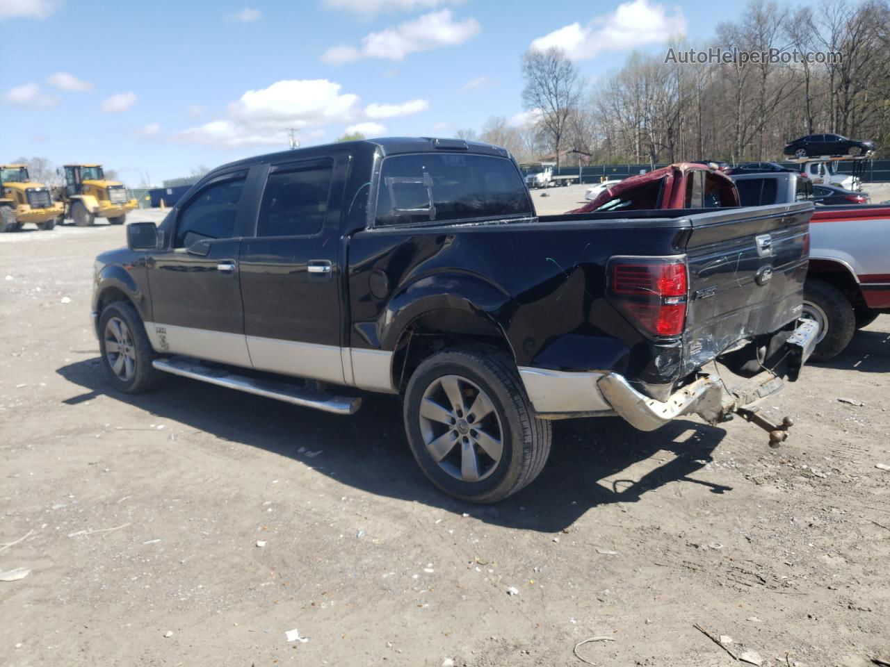 2014 Ford F150 Supercrew Black vin: 1FTFW1CF4EKD01199