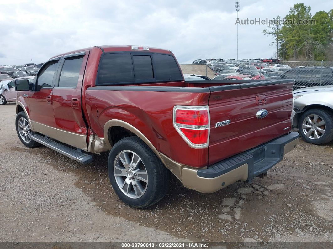 2014 Ford F-150 Lariat Темно-бордовый vin: 1FTFW1CF4EKE61731