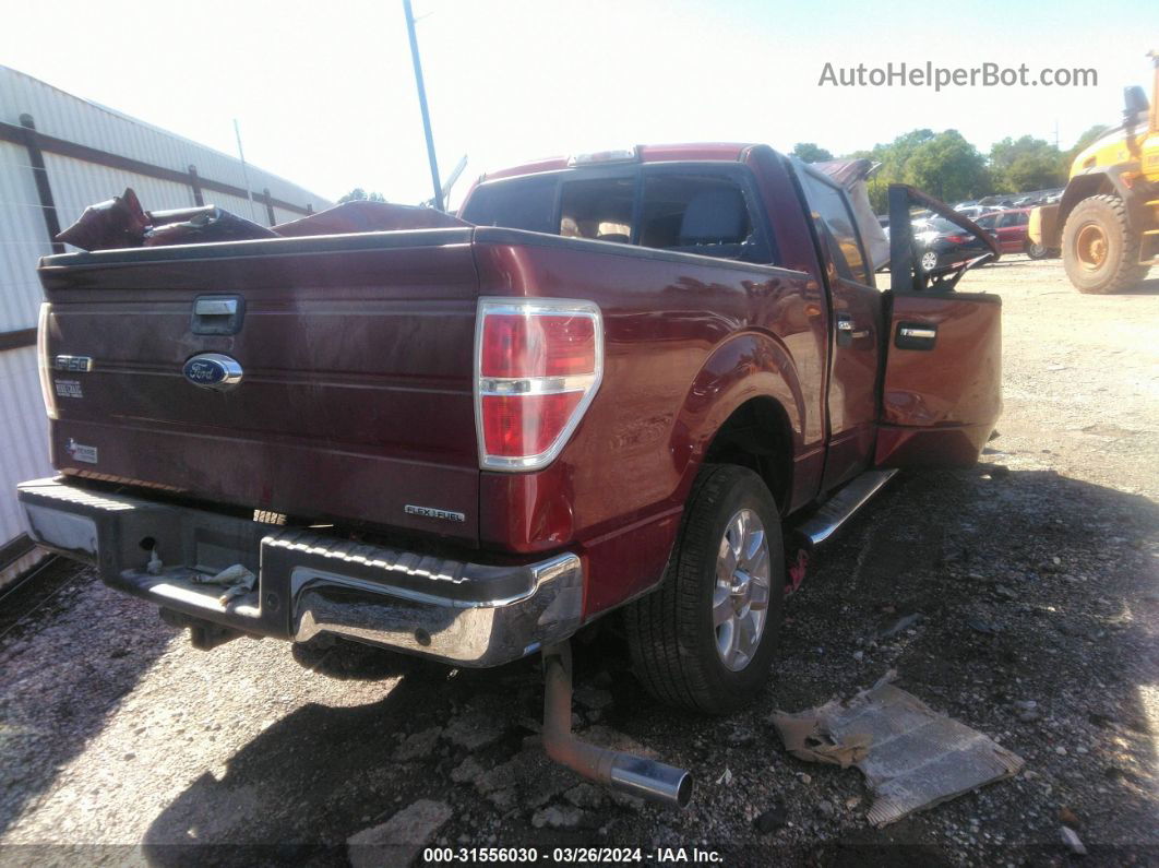 2014 Ford F-150 Xlt Burgundy vin: 1FTFW1CF4EKF20843