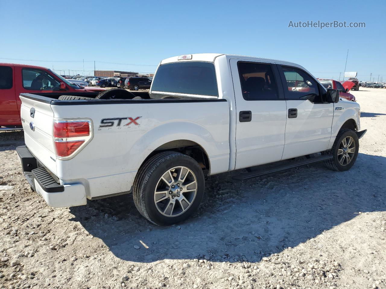 2014 Ford F150 Supercrew White vin: 1FTFW1CF4EKG04192