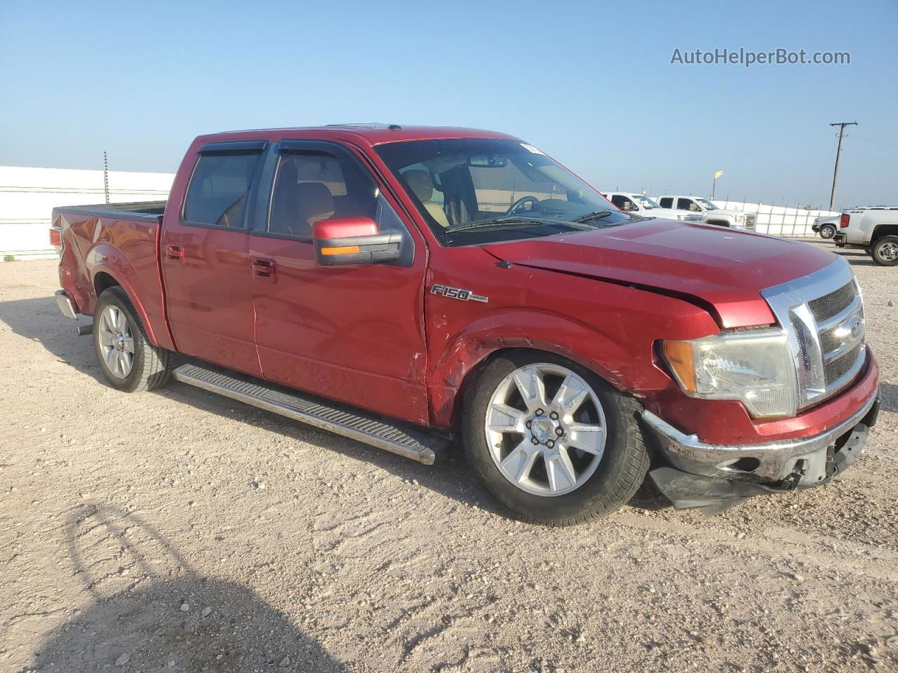 2011 Ford F150 Supercrew Красный vin: 1FTFW1CF5BFB42861