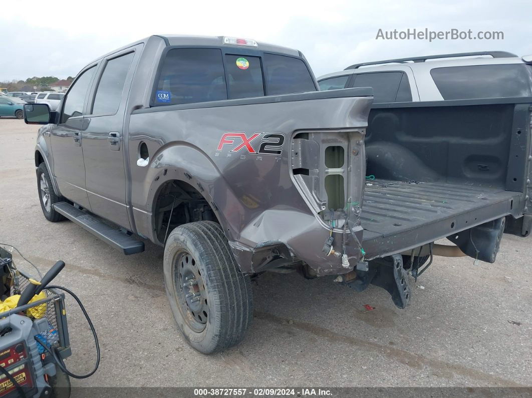 2014 Ford F-150 Fx2 Gray vin: 1FTFW1CF5EKD30338