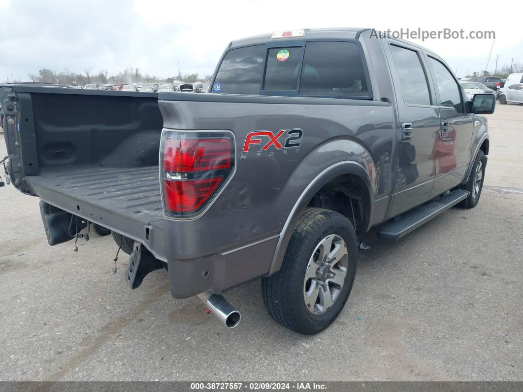 2014 Ford F-150 Fx2 Gray vin: 1FTFW1CF5EKD30338