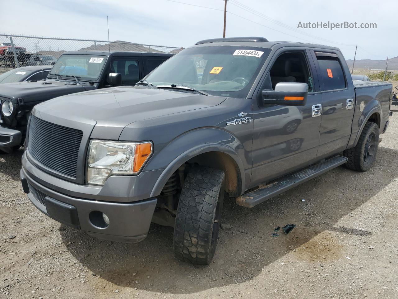 2011 Ford F150 Supercrew Charcoal vin: 1FTFW1CF6BKD59200