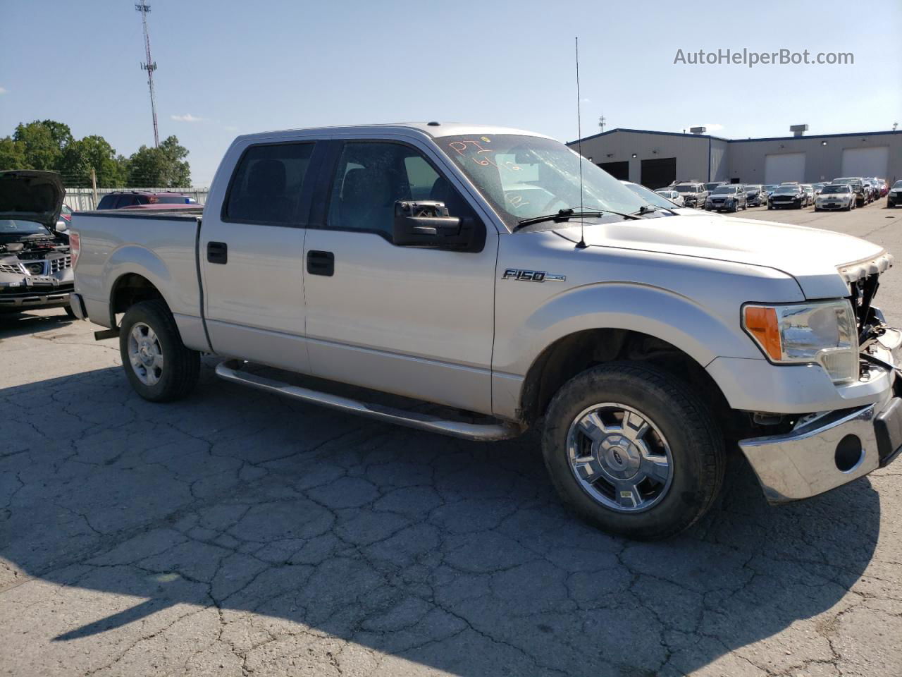 2014 Ford F150 Supercrew Silver vin: 1FTFW1CF6EFA66989