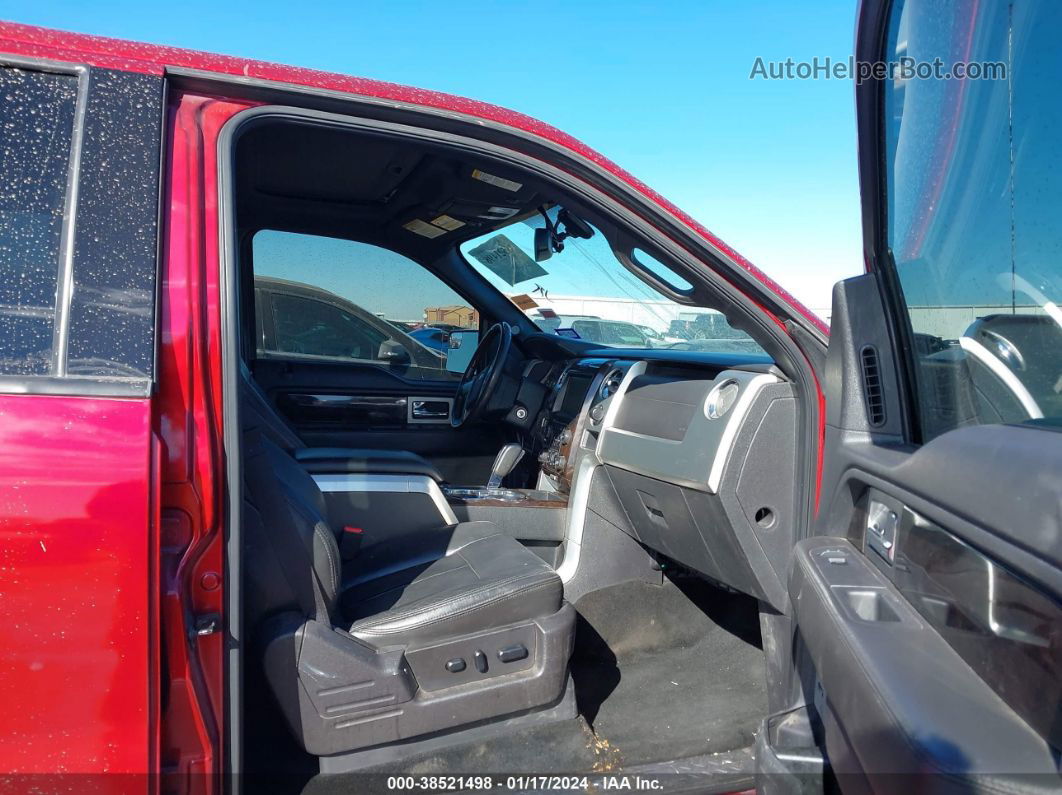 2014 Ford F-150 Platinum Red vin: 1FTFW1CF6EFB16712